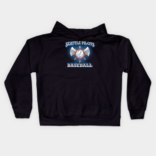 Seattle Pilots Baseball Kids Hoodie